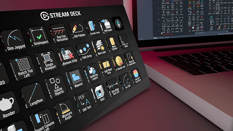 AutoCAD Pro Profiles Stream Deck Mac — sideshowfx